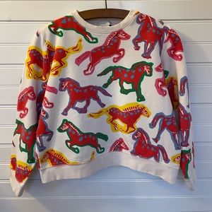 Stella McCartney Girls Horses Sweatshirt